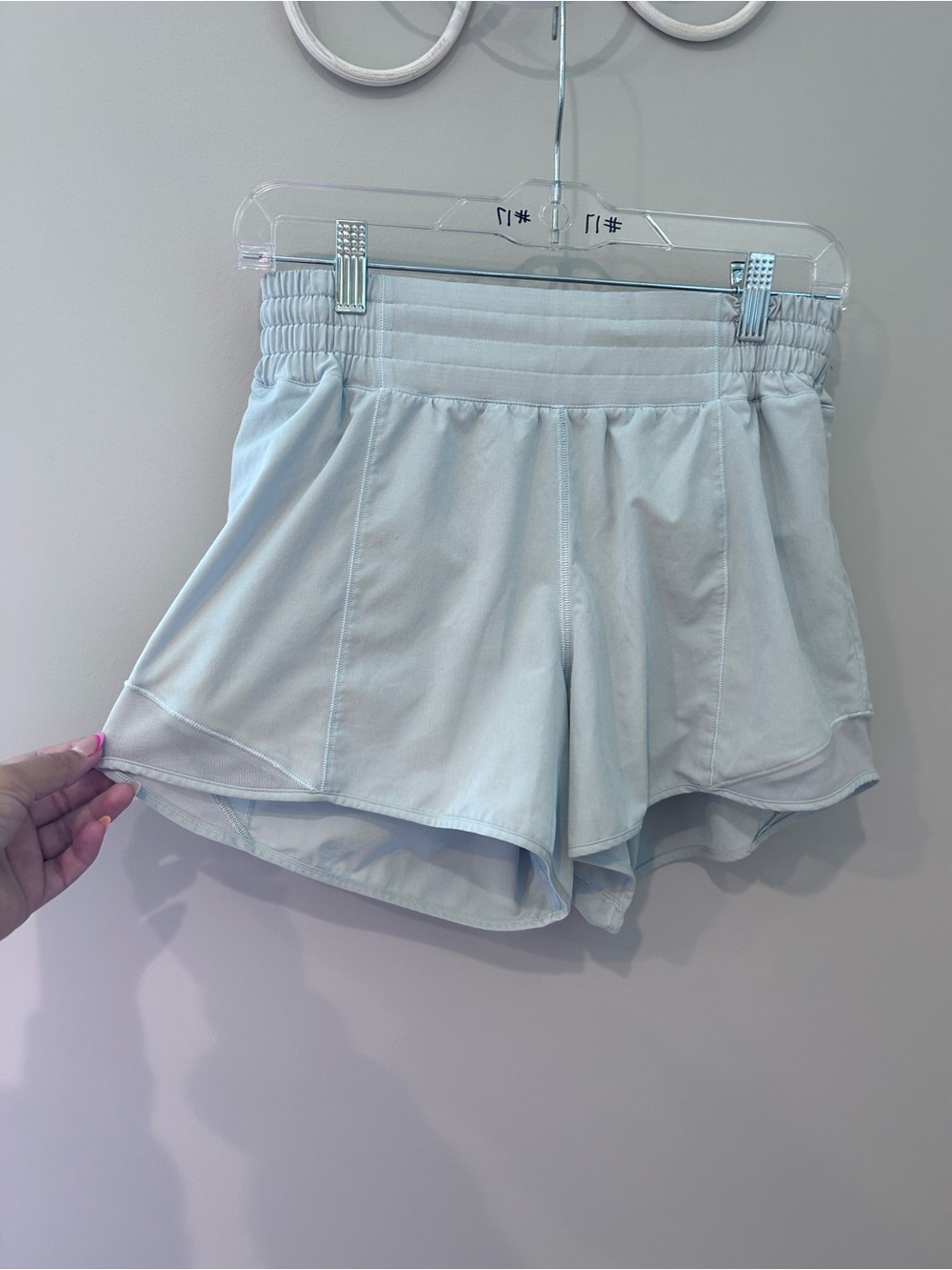 lululemon athletica Women's Light Blue Athletic Shorts